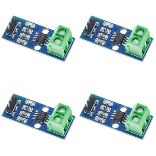 4X Hall Current Detection Module TZT ACS712 Hall Current Sensors Module for DIY Electronics and Robotics 20A