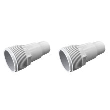 2X Threaded Hose Fittings Connector 3.8cm/1.5inch Pool Filter Pump Hose Adapter for SPX1091Z7 SPX1091Z4