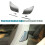 2Pair Front  Adjust Lock Backrest Handle  Chrome for - W204 W207 C204 A2079108506 A2079108606 A 3