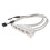 2X MainBoard 4 Port USB 2.0 to 9 Pin Header Bracket Extension Cable 2