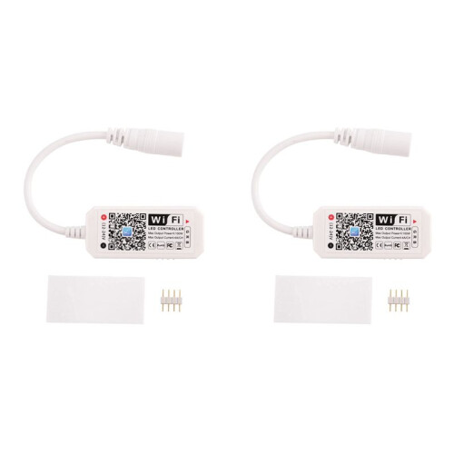 2X RGB Led Light Strip Voice Control Work with Alexa &  Home, WIFI Wireless  Controller