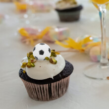 10St Sport Taartdecoratie Voetbal Cupcake Toppers Voor Kinderen