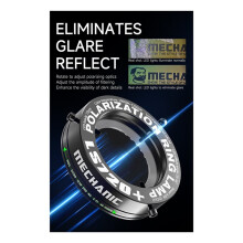 Mechanic Luz de Anel de Microscópio Polarizado LS720+ 48mm, Lâmpada de Proteção Ocular Regulável para Reparação Eletrônica de Telefone