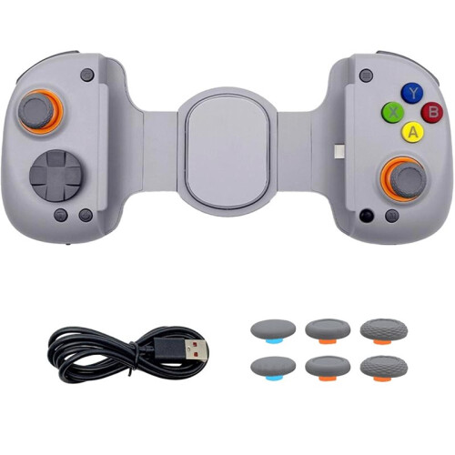 Controller per Telefoni Cellulari D8 Type-C Cablato/BT, Gamepad Wireless per PS Remote , Joystick Telescopico per Controller di Gioco B