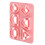 Creatieve DIY Clay Oorbellenmal Van Roze Plastic 10