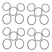 20 Pieces 100 mm Outer Diameter 5 mm Thick Rubber Seal Oil-Filtered O-Rings