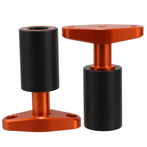 2St Duurzame Motorfiets Frame Sliders Beschermpad Aluminium