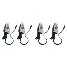 2 Pares de Luces Intermitentes Transparentes para Motocicleta Daytona 675R 2011-2015 y Tiger 800XC 2011-2015