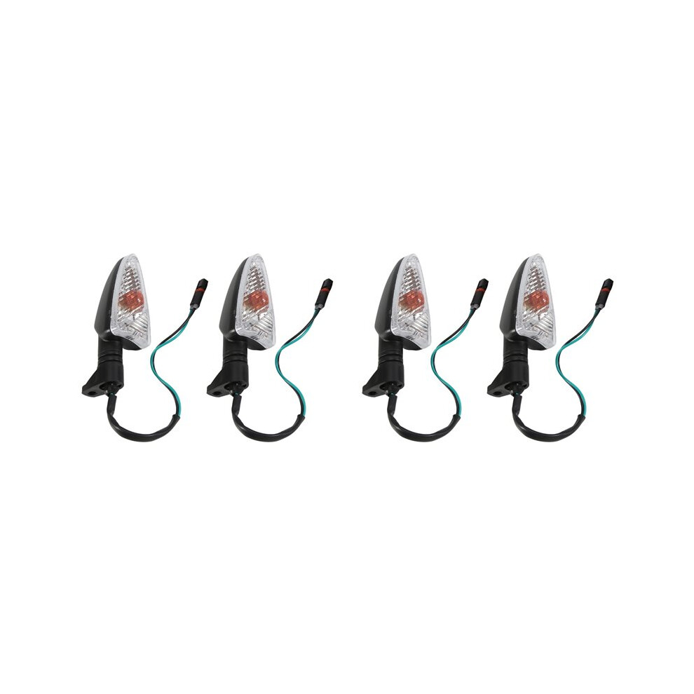 2 Pair Clear Motorcycle Turn Signal Lamp Indicator For Daytona 675R 2011-2015 Tiger 800Xc 2011-2015 Light 6033511100109