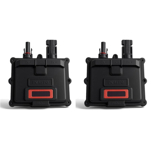 2X 65W PD3.0 Snabbladdande Solcellsplatta för Utomhusbruk