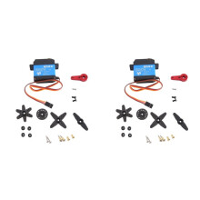 2X 25KG Short Body Servo SPT 4412LV 180 Digital Metal Gear Low Profile with Metal Arm for 1:10 1:12 RC Car SCX10 TRX4
