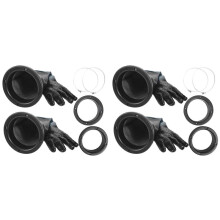 4X Sandblasting Gloves SandBlaster Parts 60cm with O Rings for Sandblast Cabinet