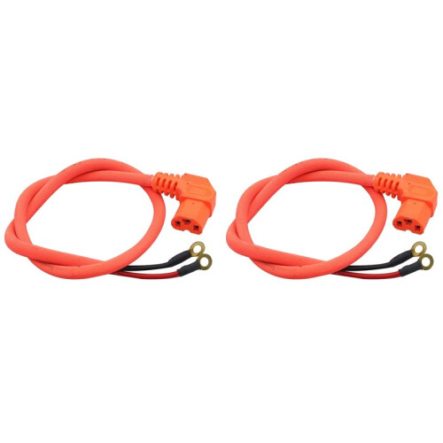 2X for Citycoco Power Adapter Connector Cable Charging Socket Lengthened Elbow Cable for Citycoco,A 1