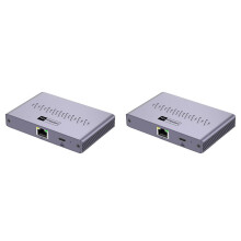 2X Nieuwe Netwerkkabelsplitter 1 Tot 4 Gigabit Netwerkverdeler Gelijktijdige Internettoegang, RJ45 Netwerkswitch-Extender