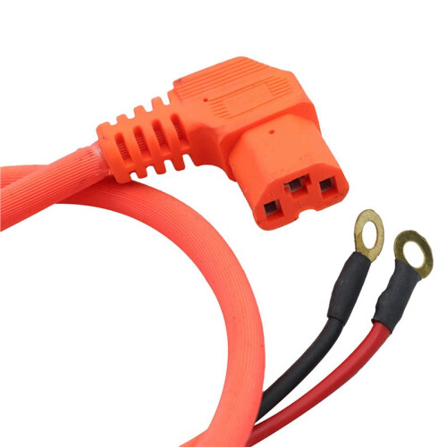 2X for Citycoco Power Adapter Connector Cable Charging Socket Lengthened Elbow Cable for Citycoco,A