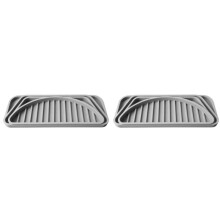2X Refrigerator Drip Catcher Tray,Ice and Water Dispenser Silicone Pan,Water Dispenser Drip Tray,Cuttable and Resizable