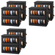 12 Pack 3D Printer Filament Storage Box Holds to 24 Rolls with Desiccants Ideal for Home Studio