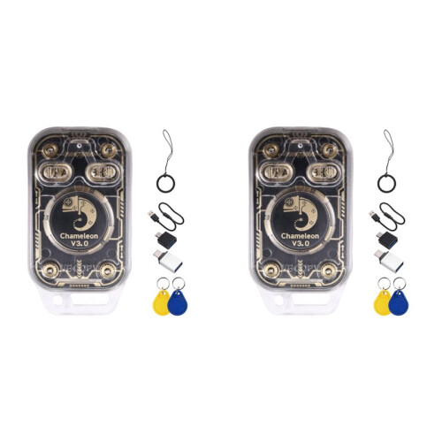 2X Chameleon V3.0 RFID  Chip Reader Emulator+UID/CUID Keychain 125K 13.56M ID IC Card Tag Copyer NFC Read Writer
