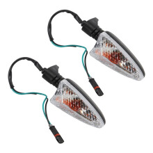2 Par de Lâmpadas Indicadoras de Seta Transparentes para Motocicleta para Daytona 675R 2011-2015 Tiger 800XC 2011-2015
