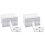 40 Pcs 10.4 mm CD Jewel Cases Standard Single Clear CD Case DVD Cover Protection Replacement 1