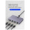 2X Network Cable Splitter 1 to 4 Gigabit Network Distributor Simultaneous Internet Access, RJ45 Network  Extender 6