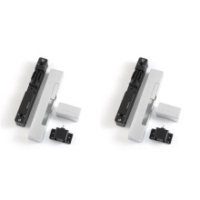 2X Damping Buffer Door Closer Swing Door Automatic Closing Mute Door Home Hydraulic Door Closing Silent Anti-Pinch Buffe