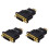 3X DVI 24+1 (DVI-D) Hona Till  Haneadapter 1