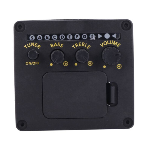 3X 2 Band Pickup Eq Aeq-2T Equalizer Akustisk Gitarr Brickskruvar för Gitarr