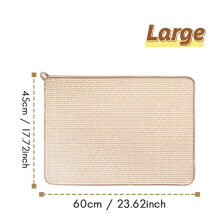 4er-Pack XXL Große Abtropfmatte Aus Mikrofaser, 61 X 45 cm, Saugfähiges Abtropfgestell für die Küchentheke, Abtropfunterlage