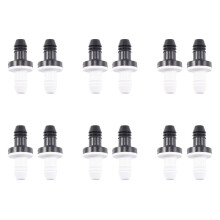 12 Pièces 3/8 Pouce 10 mm Inline Abs une Voie Eau Non Retour Clapet Anti-Retour pour Carburant Gaz Liquide Air