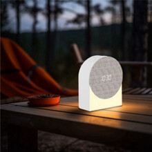 4 in 1 Digital Alarm Clock + Speaker + Speaker + Night Light, Bedroom Night Light Alarm Clock