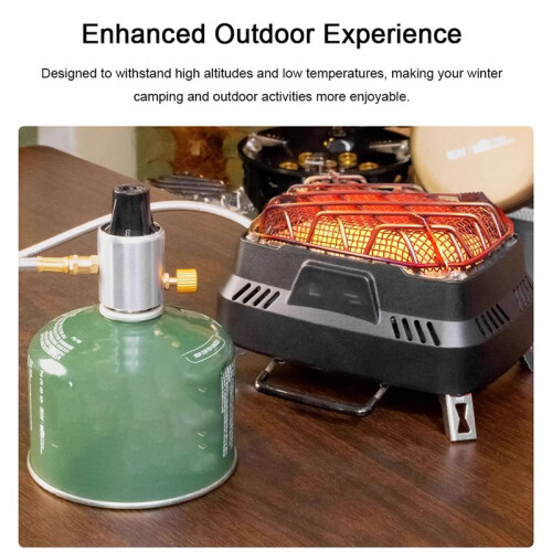 Precision Gas Regulator Propane Butane Cylinder Adapter Stable Output for Camping Low Temp High Alt Environment 1