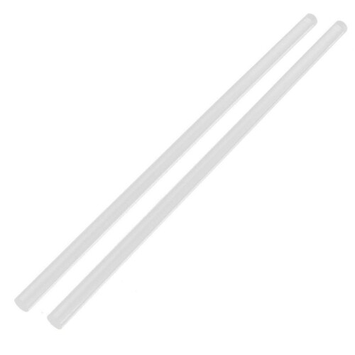 3Mmx250Mm Round Shape Solid Acrylic Rod Pmma Extruded Bar Clear 8Pcs 2