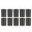 20 PCS  Iron Rubber Sleeve Black .370 Diameter Rubber Sleeve Height 19mm Iron  Ring 2
