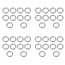 M4 X 30mm de Acero Inoxidable Flejadoras o Redonda Soldada con Autogena Anillos 40 Piezas