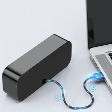 Tragbarer USB Computer Lautsprecher PC Lautsprecher Alles im Einem Soundbar Stereo Sound für Fernseher/Laptop/Computer Plug und