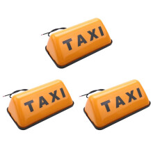 3X TAXI Led Indicator Light Sign LED Day Light Car Daytime Running Lights 12V 3W Auto Driving Roof Top Cab LED Sign