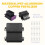 2X 24-Pins ECU-Printplaatconnector Passend Bij Aluminiumlegering Behuizing Auto-Motorcontroller 8