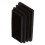 Plastic Rectangle Tube Inserts End Blanking Cap 25x50mm 80 Pcs Black 3