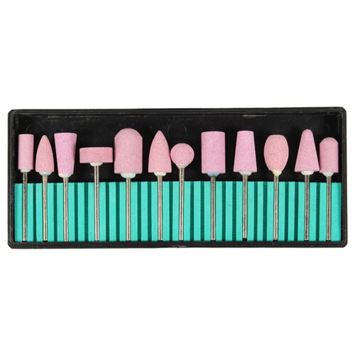 24Pcs Professional Polishing Grinding  Tools Nail Art Ceramic Drill Bits 2