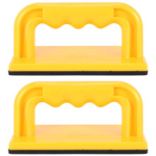 Wood Cutting Push Stick Block 2-Pack Set – Angle Handle Foam Pad Holder Blocks For Cutting Jointer, Table Saw