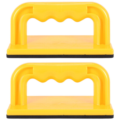 Wood Cutting Push  Stick Block 2-Pack Set – Angle Handle Foam Pad Holder Blocks For Cutting  Jointer, Table Saw