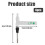 6pcs Needle Stylus for BSR, Double-Sided Record Player Needle Replacement Phonograph Stylus Turntable Stylus 6