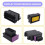 2X 24-Pins ECU-Printplaatconnector Passend Bij Aluminiumlegering Behuizing Auto-Motorcontroller 10