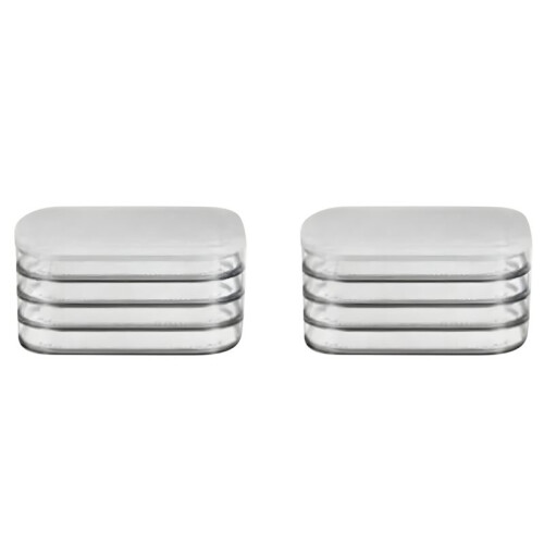 Container for Fridge Bacon Lunch Meat Container for Refrigerator Meal Prep Containers Stackable Food Fourth Floor 2pc