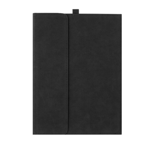 Capa Flip de Couro PU para Tablet Surface Pro X da , Capa com Suporte para Surface Pro X, Preta