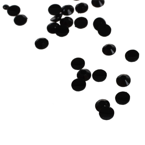 10000Pcs Crystal Flatback Acrylic Rhinestones Beads Nail Art (Black) 1
