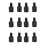 12 Motorcycle Mirror Adapters, Converts 8mm to 10mm, Black 1