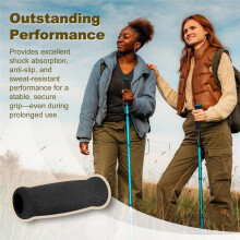 4 PCS Cane Grip, Foam Handle Covers for Walking & Offset Canes, Comfortable Replacement Hand Grips for Seniors