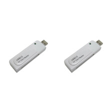 2X USB 2.0 CF Card Reader for CCD Digital Camera Flash Memory Card Viewer Writer Data Transfer Adapter Memory Dongle B